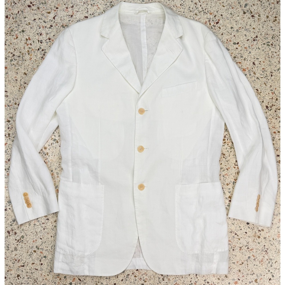 Ermenegildo Zegna Men s 3 Button Deconstructed Single Breasted Blazer Size 50R